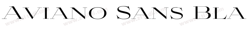Aviano Sans Black Re字体转换